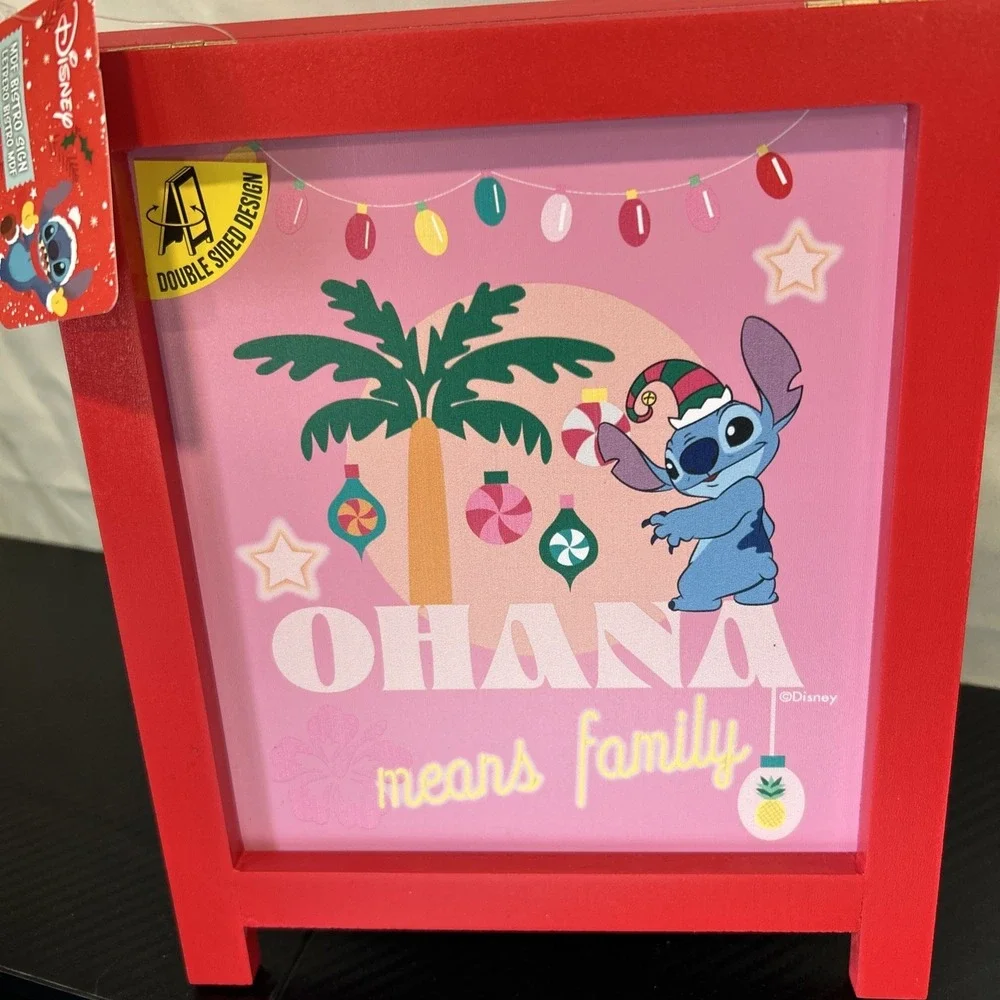 Disney Lilo & Stitch‎ - Stitch & Angel Double Sided Bistro Sign 9.5